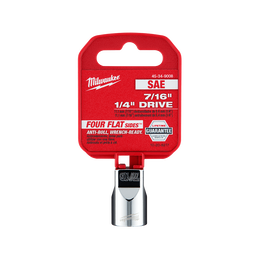 1/4" Drive 7/16" SAE 6-Point Socket