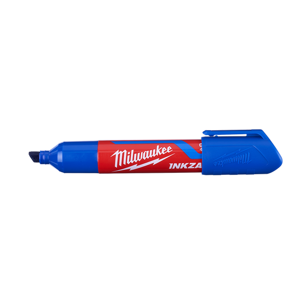 INKZALL™ Blue Large Chisel Tip Marker, , hi-res