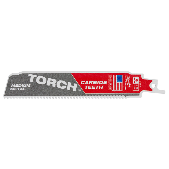 SAWZALL&trade; The TORCH&trade; with Carbide Teeth 150mm 6" 10TPI Blade 1 Pack, , hi-res
