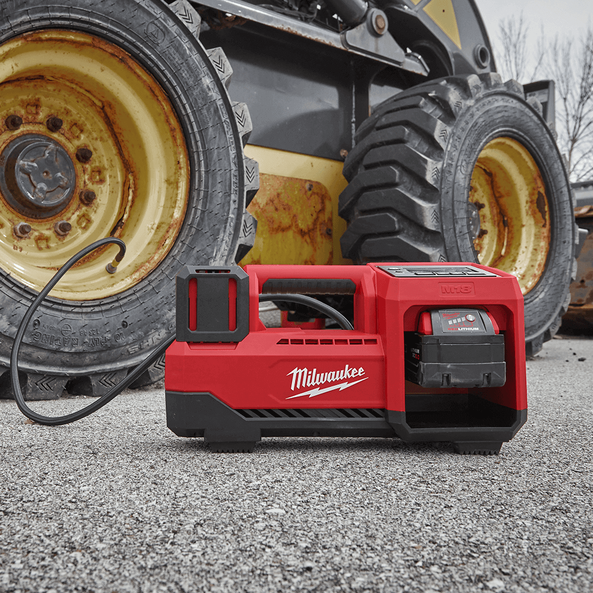 Portable 18V Cordless Car Air Compressor – Tyre Inflator For Milwaukee M18 Battery (Tool Only, No Battery) – 120 PSI