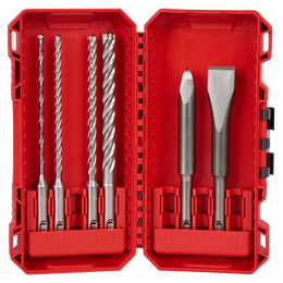 SDS Plus MX4 4-Cut & Chisel 6pc Set
