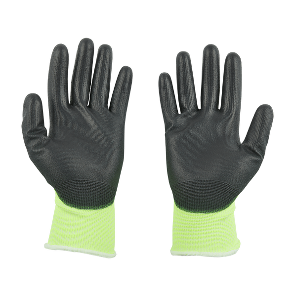 High Visibility Cut 1(A) Polyurethane Dipped Gloves, , hi-res