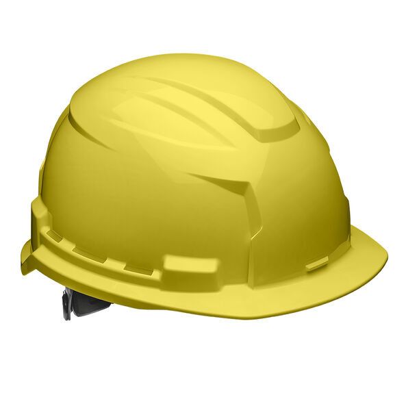 BOLT 100 Yellow Unvented Hard Hat, Yellow, hi-res