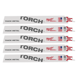 SAWZALL&trade; The TORCH&trade; Metal Demolition 230mm 9" 10TPI Blade 5 Pack