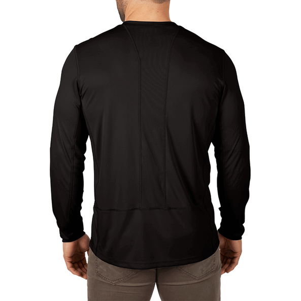 WORKSKIN Light Shirt Long Sleeve Black - S, Black, hi-res