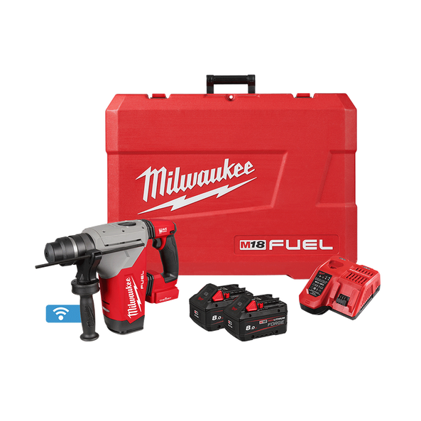 M18 FUEL™ 28mm SDS Plus Rotary Hammer w/ ONE-KEY™ Kit, , hi-res