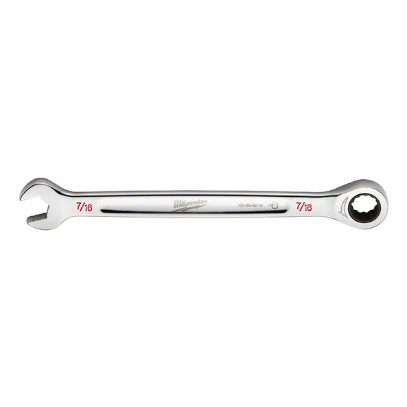 7/16" SAE Ratcheting Combination Wrench, , hi-res