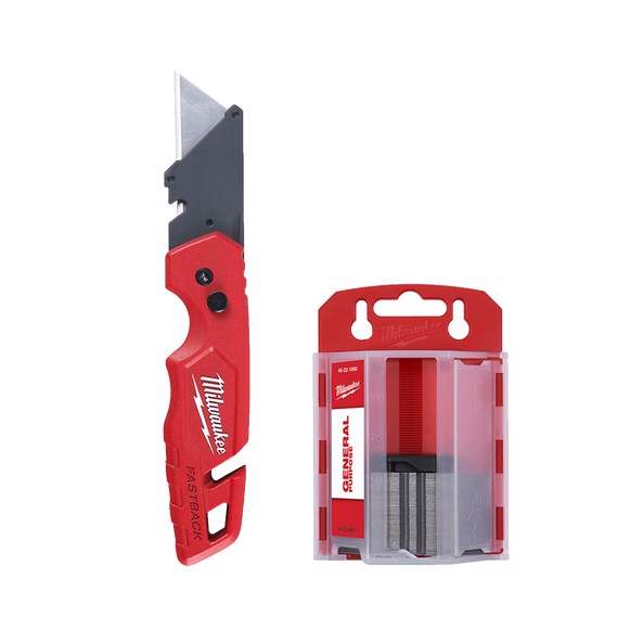 Fastback&trade; Folding Utility Knife and 50pk Blade Set, , hi-res