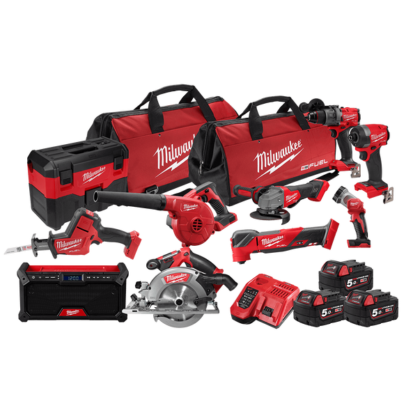 M18 FUEL&trade; 10 Piece Power Pack 10A3, , hi-res