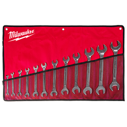 12pc Double Open End Spanner &ndash; Metric
