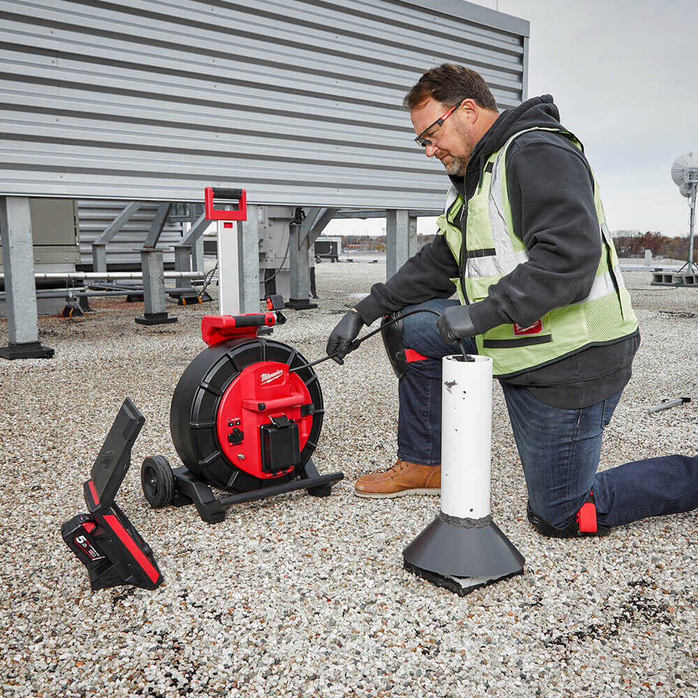 Milwaukee M18™ 60m (200') Mid-Stiff Pipeline Inspection Reel (Tool