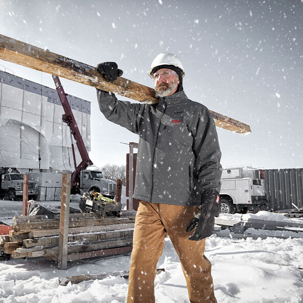 M12&trade; Heated Jacket Iron Grey, , hi-res