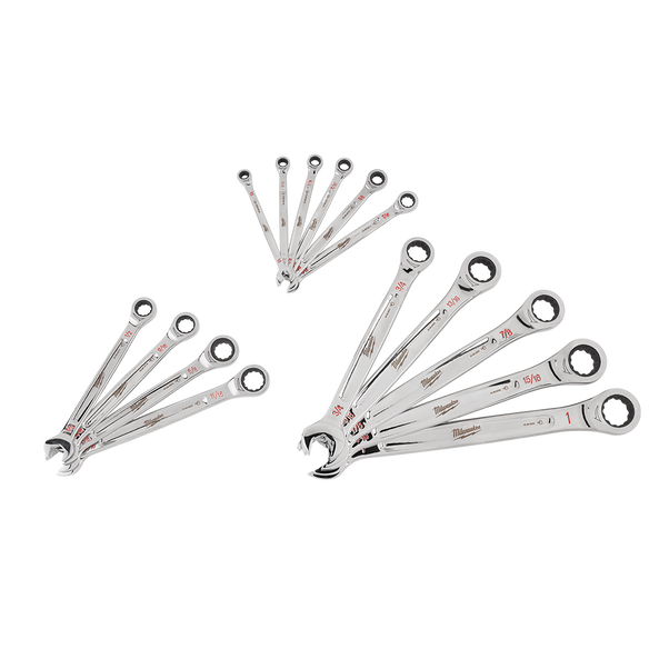 15pc Ratcheting Combination Wrench Set – SAE