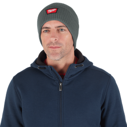 Rib-Knit Cuffed Beanie Green