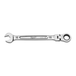 15mm Metric Flex Head Ratcheting Combination Wrench