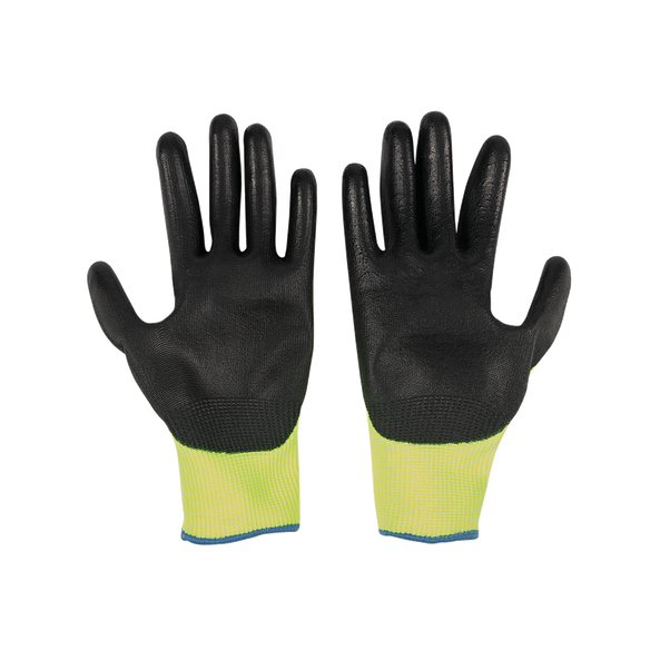 Hi-Vis Cut 2(B) PU Dipped Gloves, , hi-res