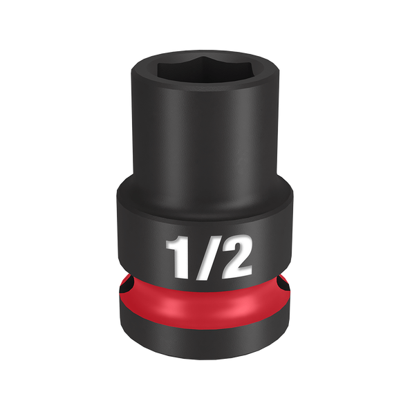 SHOCKWAVE&trade; 1/2" Drive 1/2" Standard 6 Point Impact Socket, , hi-res