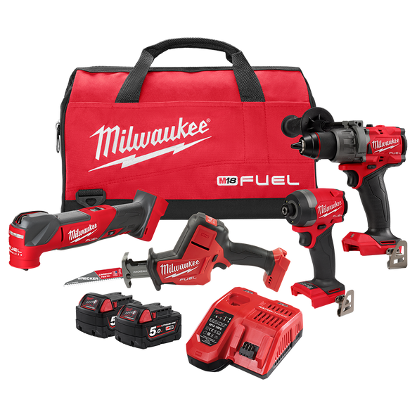 M18 FUEL&trade; 4 Piece Power Pack 4Q3​, , hi-res