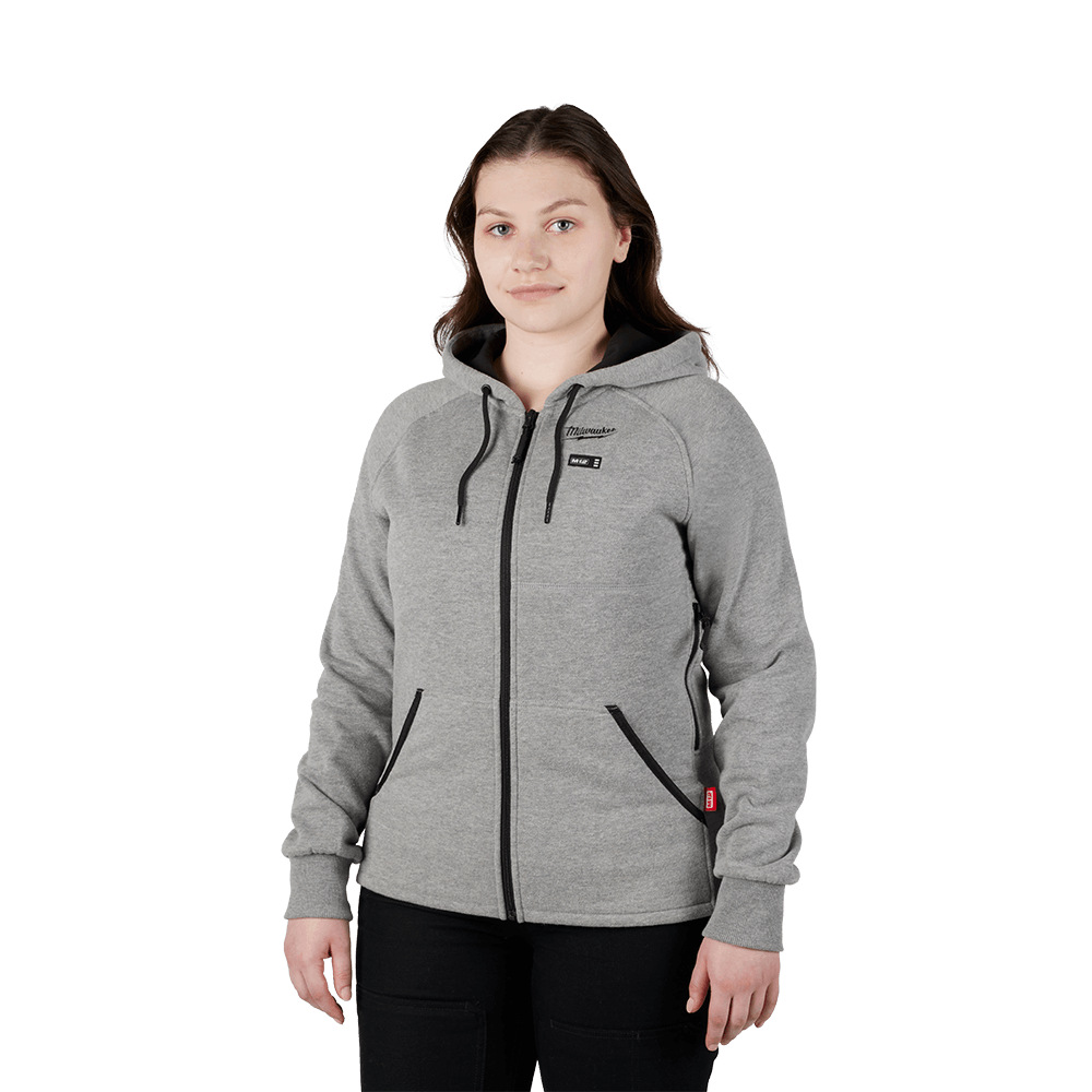 Milwaukee M12™ Women's Heated Hoodie Grey M12HHWGREY10 | Milwaukee Tool  Australia