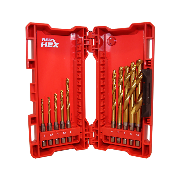 SHOCKWAVE™ Red Hex™ Titanium 10 Pce Kit