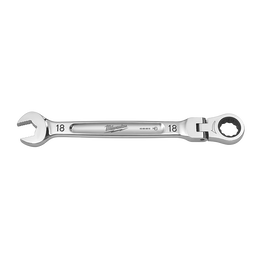 18mm Metric Flex Head Ratcheting Combination Wrench