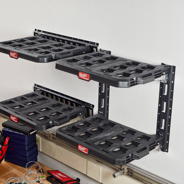 2-Piece Vertical E-Track Rails for PACKOUT™ Racking Shelves, , hi-res
