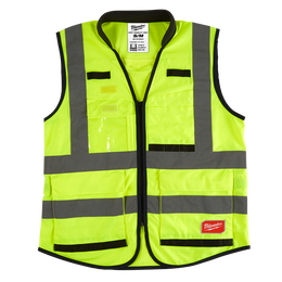 Premium High Visibility Yellow Safety Vest