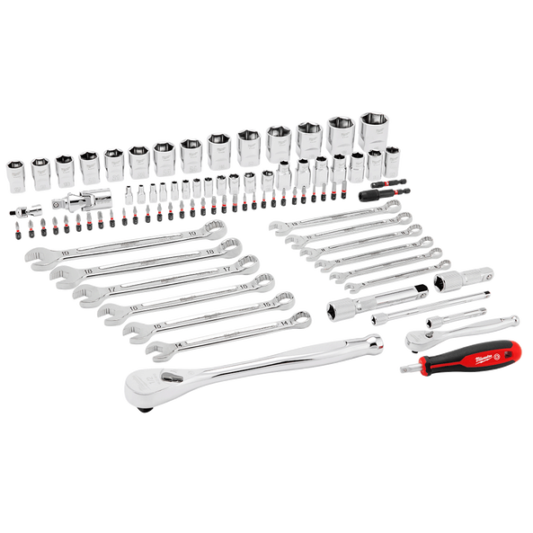 87pce 1/4'' & 1/2'' Drive Mechanics Set​, , hi-res