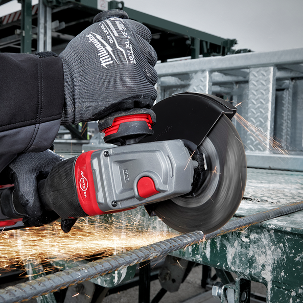 Milwaukee M18 FUEL™ 125mm (5) RAPID STOP™ Angle Grinder with Deadman  Paddle Switch M18FSAG125XPDB-0