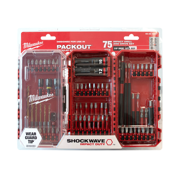 SHOCKWAVE™ 75PC Drill, Drive and Fastening Set, , hi-res