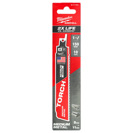 SAWZALL&trade; The TORCH&trade; with NITRUS CARBIDE&trade; Teeth 150mm 6" 10TPI Blade 1 Pack