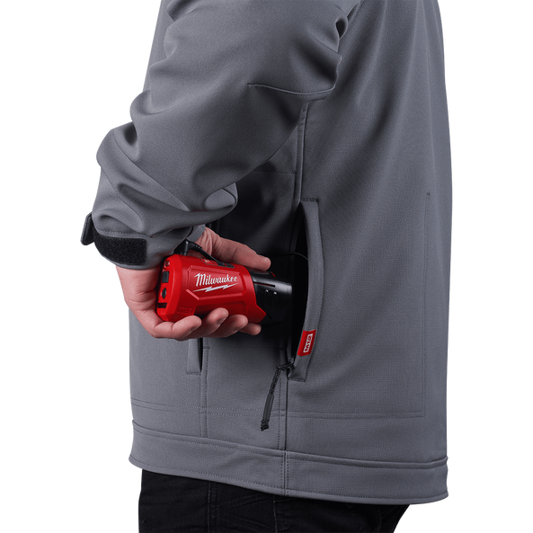 Milwaukee M12™ Heated TOUGHSHELL™ Jacket Grey M12HJGREYXI0