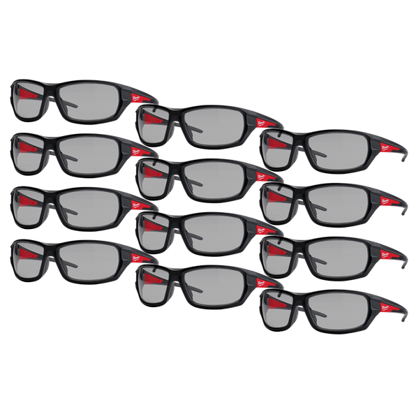 Performance Grey Safety Glasses - 12PK, , hi-res