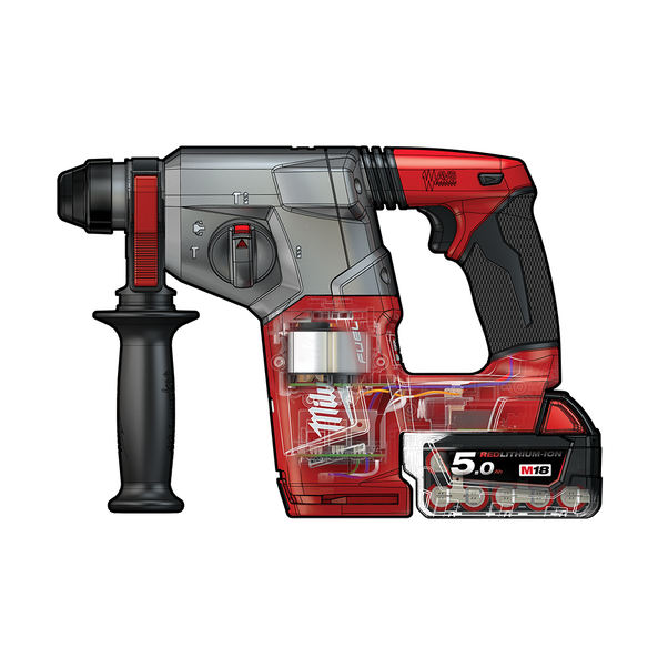 M18 FUEL&trade; 26mm SDS Plus Rotary Hammer Kit