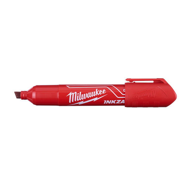 INKZALL™ Red Large Chisel Tip Marker, , hi-res