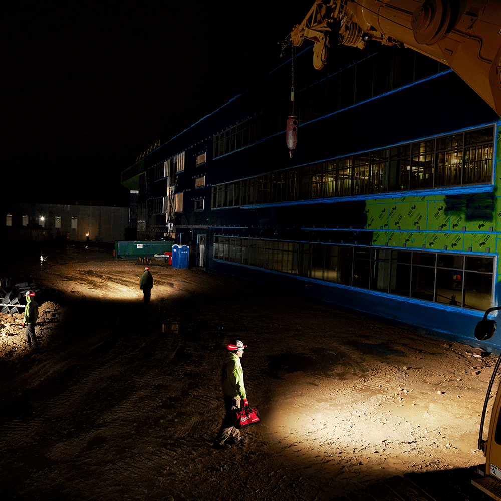 USB Rechargeable BEACON Hard Hat Light 