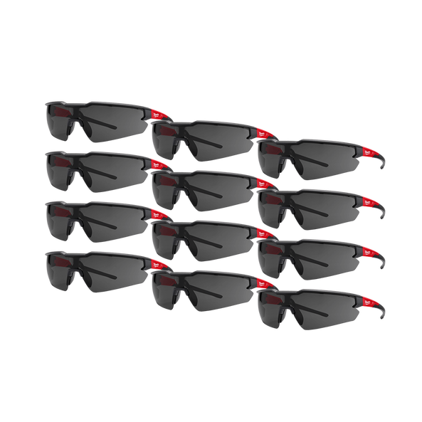 12PC Tinted Safety Glasses, , hi-res