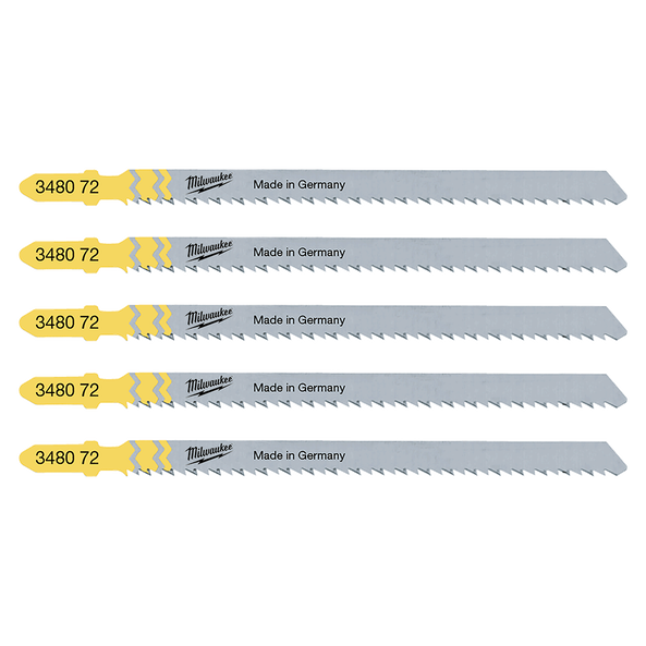 Jigsaw Blades Benchtop and Laminated Chipboard 105 x 2.5mm T101BR 5 Pack, , hi-res
