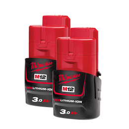 M12&trade; REDLITHIUM&trade; 3.0Ah Battery Twin Pack