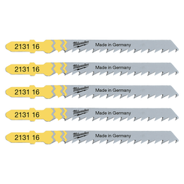 Jigsaw Blades Wood Fast Cut 75 x 4mm T144D 5 Pack