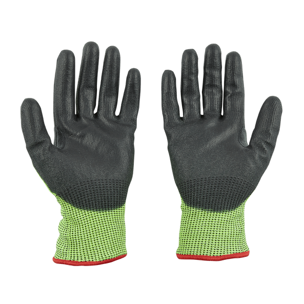High Visibility Cut 5(E) Polyurethane Dipped Gloves, , hi-res