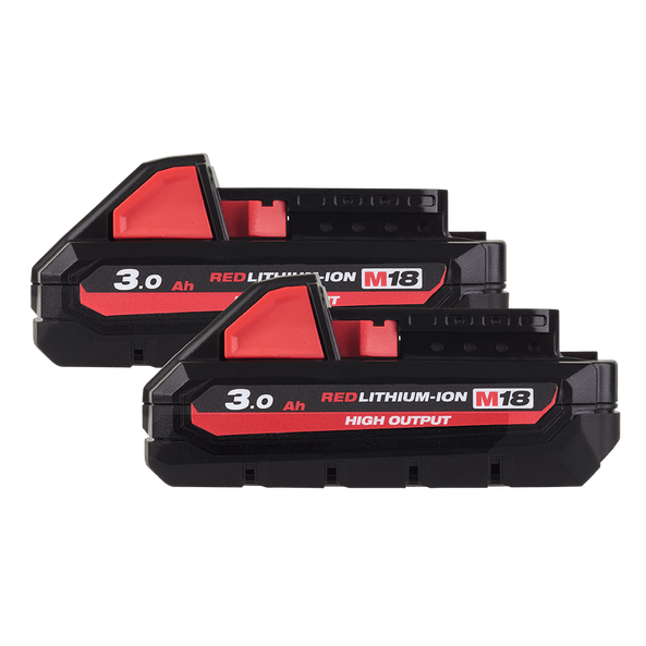 M18™ REDLITHIUM™-ION HIGH OUTPUT 3.0Ah Battery Twin Pack