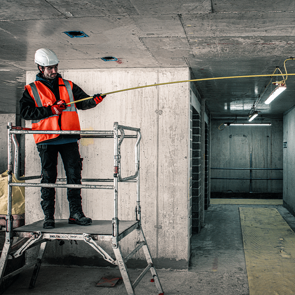 Horizontal 8M Wide Blade Tape Measure, , hi-res