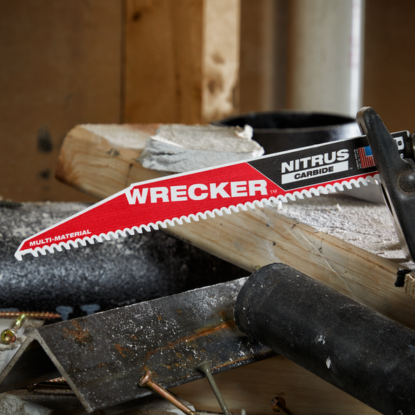 SAWZALL™ The WRECKER™ with NITRUS CARBIDE™ Teeth Demolition 230mm 9" 6TPI Blade 1 Pack, , hi-res