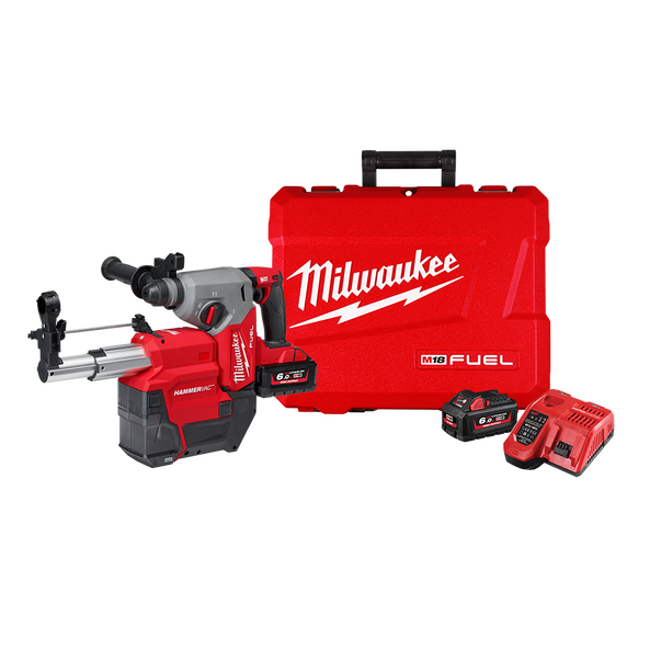 M18 FUEL™ 26mm SDS Plus Rotary Hammer with Dust Extractor Kit, , hi-res