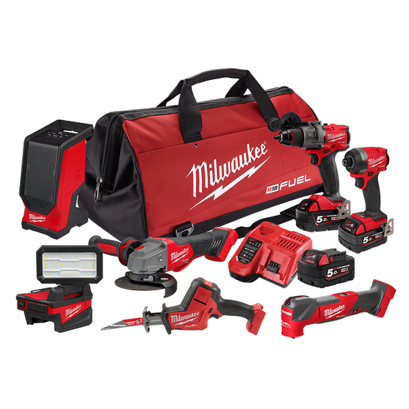 M18 FUEL&trade; 7 Piece Power Pack 7C3, , hi-res