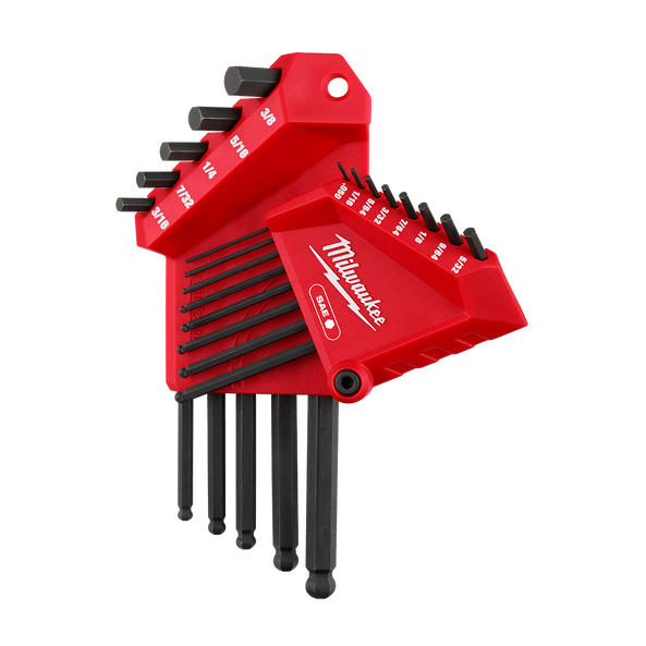 13PC SAE L-Style with Ball End Hex Key Set, , hi-res