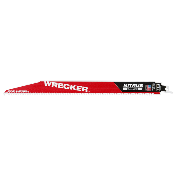 SAWZALL™ The WRECKER™ with NITRUS CARBIDE™ Teeth Demolition 300mm 12" 6TPI Blade 1 Pack, , hi-res