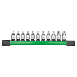 11pc 1/4&rdquo; Drive Torx Stubby Bit Socket Set