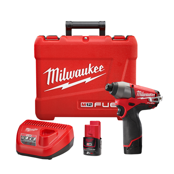 M12 FUEL&trade; 1/4" Hex Impact Driver Kit